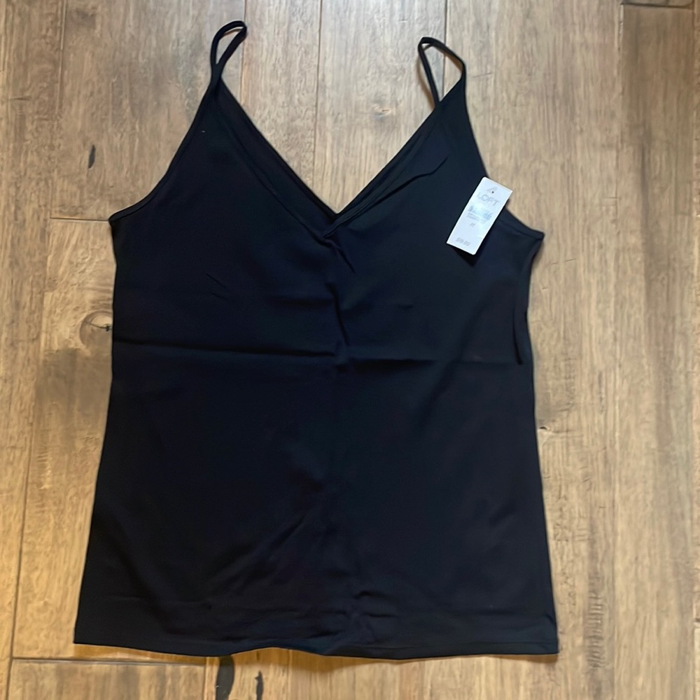 Loft black camisole. Medium. New with tags.